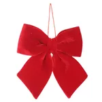 Laço Árvore Natal Veludo 20cm Vermelho Médio Laço