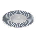 Prato Para Risoto Cerâmica 28cm Mediterraneo Azul Wollf