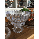 Centro De Mesa 32cm De Cristal Com Pé Geneva Wolff