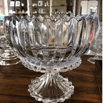 Centro De Mesa 32cm De Cristal Com Pé Geneva Wolff