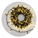 Cordao 300 Leds 8 Funções 30 Metros Branco Quente Cor Das Luzes Branco-quente Cor Do Fio Fio Verde Escuro Bivolt