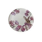 Prato Raso Colorido Melamina Páscoa Coelho Mesa Posta