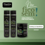 Kit Não Fico Sem Fortalecimento e Crescimento Duetto Professional 300ml 