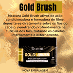 Máscara Hidratante Gold Brush Duetto 280g