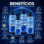 Kit Cauterização E Hidratação Duetto Professional Reconstrução Capilar Profissional com Queratina, Hidratação Profunda e Recuperação de Cabelos Danificados