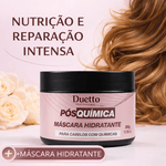 Máscara Hidratante Pós Química Duetto 300g para Cabelos Danificados e Quimicamente Tratados