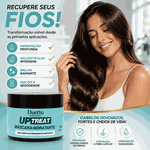 Máscara Hidratante Up Treat Duetto 300g Rosa de Jericó Reconstrução Capilar Hidratação Profunda Pós Química