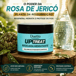 Máscara Hidratante Up Treat Duetto 300g Rosa de Jericó Reconstrução Capilar Hidratação Profunda Pós Química