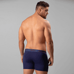 28350 - Cueca Boxer em microfibra - Azul