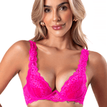 29788 - Conjunto Push Up.Calcinha fio. - Rosa