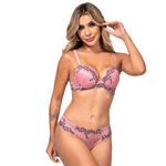 29185 - Conjunto Push Up. Calcinha fio. - Rosa