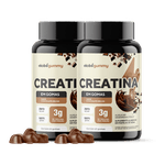 Kit com 2 (duas) - Creatina Gummy (Chocolate Belga)