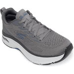  Tênis Skechers Max Cushioning Arch Fit Upper Hand Carvão