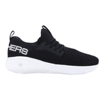 Tênis skechers go run fast valor preto/branco masculino