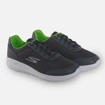 Tênis Skechers Go Walk Max Masculino - Cinza / Verde-Limão