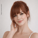 Franja da Pavorô - Cor: Loiro Cobre/Ruivo