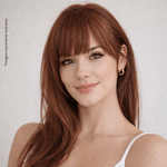 Franja da Pavorô - Cor: Loiro Cobre/Ruivo