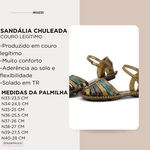 Sandália Chuleada Ref 2179 Couro Legítimo