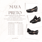Sapato Maya Couro Legítimo