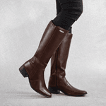 Bota Feminina Montaria Couro Legitimo
