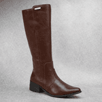 Bota Feminina Montaria Couro Legitimo