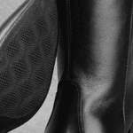 Bota Feminina Em Couro Legítimo Cano Longo Salto Bloco