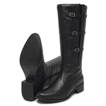Bota Feminina Montaria Modelo Ajustável Couro Legítimo