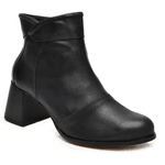 Bota Iris Cano Baixo Couro Legítimo
