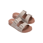 Melissa Chinelo Cozy Slide M Lover - Marrom/Bege