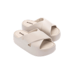 Melissa Chinelo Plataforma Free Cross - Bege