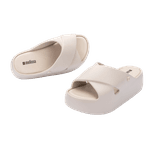 Melissa Chinelo Plataforma Free Cross - Bege