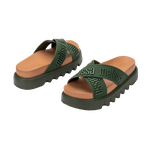 Melissa Chinelo Cross M Lover Platform - Verde