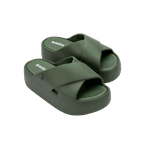 Melissa Chinelo Plataforma Free Cross - Verde