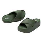 Melissa Chinelo Plataforma Free Cross - Verde