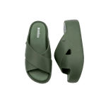 Melissa Chinelo Plataforma Free Cross - Verde