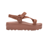 Melissa Sandália Stripes Platform M Lover - Marrom