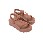 Melissa Sandália Stripes Platform M Lover - Marrom