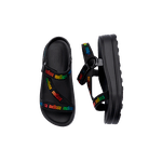 Melissa Sandália Stripes Platform M Lover - Preto