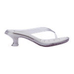 Melissa Sandália Thong Kitten Heel - Vidro 