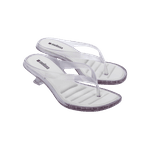 Melissa Sandália Thong Kitten Heel - Vidro 