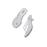 Melissa Sandália Thong Kitten Heel - Vidro 