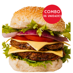 Combo Vegburger sabor churrasco 36 unidades