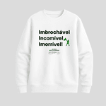 Moletom Parabello Imbrochável Incomível Imorrível Branco