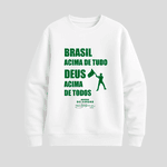 Moletom Parabello Brasil Acima de Tudo Branco