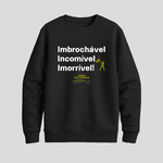 Moletom Parabello Imbrochável Incomível Imorrível Preto