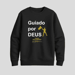 Moletom Parabello Guiado por Deus Preto