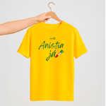 Camiseta Parabello Batom Anistia Já Amarela