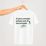 Camiseta Parabello O Povo Armado Branca