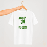Camiseta Parabello Patriotas Anistia Já Branca