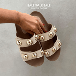 Sandália Papete Olivia Off White